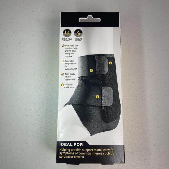 3M FUTURO Ankle Brace Performance Stabilizer Firm Support Adjustable Black 8-10” - Picture 6 of 7